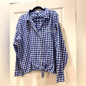 Old Navy gingham shirt